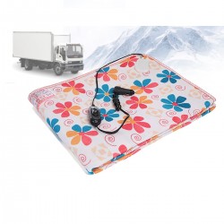 12V/24V Electric Car Blanket Heated Travel Throw Cosy Warm Winter for Outdoor Travel Thermal Equipment