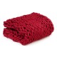100x120cm Handmade Knitted Blankets Soft Warm Thick Line Cotton Throw Blankets
