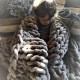 100x120cm Handmade Knitted Blanket Cotton Soft
