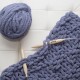 Warm Winter  Handmade Crocheted Bed Knitted Sofa Cover Blankets 5 Colors Thick Thread