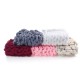 Warm Winter  Handmade Crocheted Bed Knitted Sofa Cover Blankets 5 Colors Thick Thread