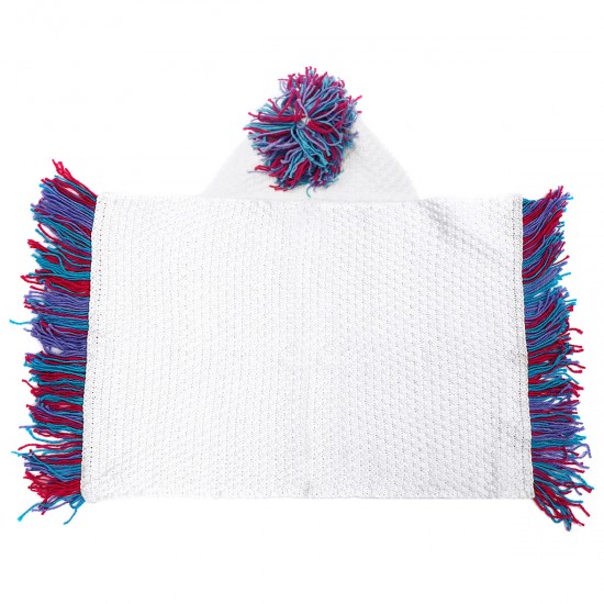 Unicorn Hat Girls Kid Cute Knitted Blankets Winter Warm Cap Hooded Birthday Gifts