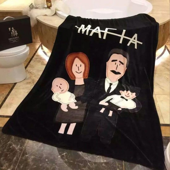 Super Soft Flannel Air conditioning Blanket Baby Gift Blankets Creative Trends With Package Bag