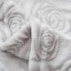 Elegant Rose Stereoscopic Plush Flannel Fleece Warm Soft Blanket  Decor for Cover Sofa Bed Bedspread Winter