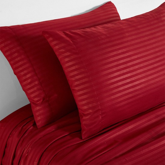 Striped Bedding Sets 3/4 Piece High Quality Brushed Microfiber Wrinkle & Fade & Stain Resistant Bed Sheets