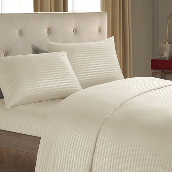 Striped Bedding Sets 3/4 Piece High Quality Brushed Microfiber Wrinkle & Fade & Stain Resistant Bed Sheets
