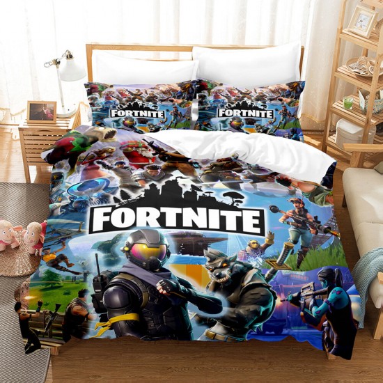 Fort night Bedding Set Double Bed Cover Nordic Quilt Duvet Cover Pillowcase Home Textile