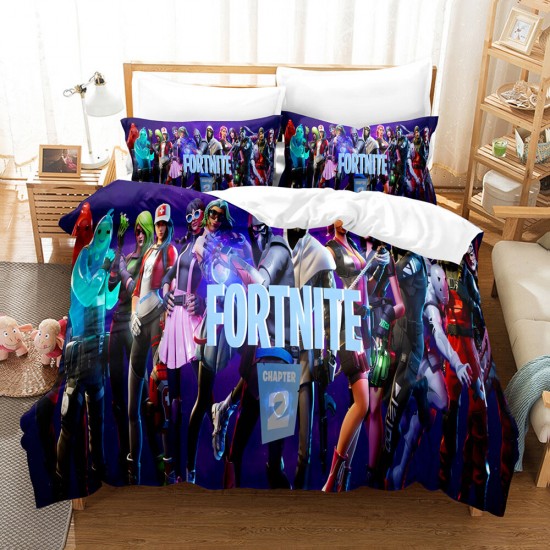 Fort night Bedding Set Double Bed Cover Nordic Quilt Duvet Cover Pillowcase Home Textile