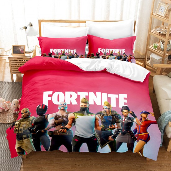 Fort night Bedding Set Double Bed Cover Nordic Quilt Duvet Cover Pillowcase Home Textile