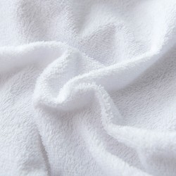 Waterproof Bed Fitted Sheet Cotton Terry Fabric Waterproof Breathable Bed Sheet with Elastic White Terry Mattress Cover Sheet