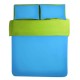 3/4pcs Pure Cotton Sky Blue Green Color Assorted Bedding Sets Plain Duvet Cover