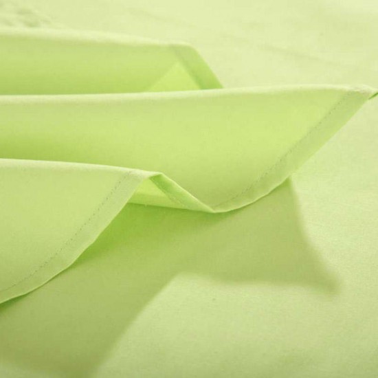 3/4pcs Pure Cotton Sky Blue Green Color Assorted Bedding Sets Plain Duvet Cover