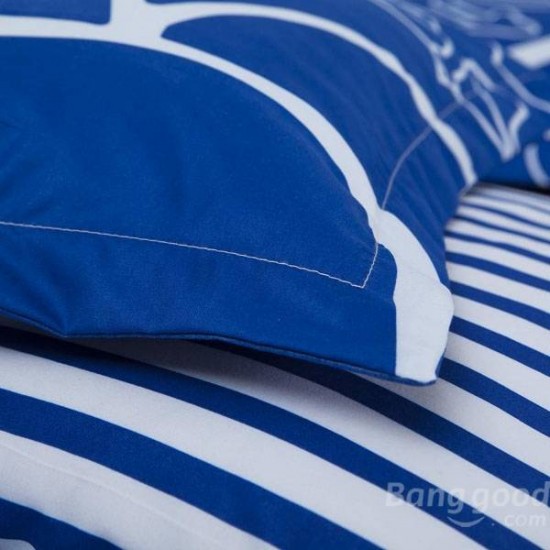 3/4pcs Suit Polyester Fiber Constellation Pattern Bedding Sets