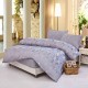 4pcs Suit Polyester Fiber Purple Rosemary Reactive Dyeing Bedding Sets