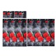 4PCS 3D Stereoscopic Rose Printed Bed Duvet Quilt Cover Pillowcase Bedding Sets