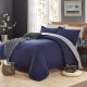 WX-8368 4Pcs Solid Color Bedding Sets Duvet Cover Sets Bed Linen Include Bed Sheet Pillowcase