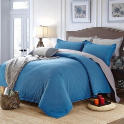 WX-8368 4Pcs Solid Color Bedding Sets Duvet Cover Sets Bed Linen Include Bed Sheet Pillowcase