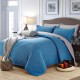WX-8368 4Pcs Solid Color Bedding Sets Duvet Cover Sets Bed Linen Include Bed Sheet Pillowcase