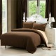 WX-8368 4Pcs Solid Color Bedding Sets Duvet Cover Sets Bed Linen Include Bed Sheet Pillowcase