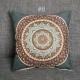 45x45cm Vintage Flower Cotton Linen Throw Pillow Case Waist Cushion Cover Bags Home Sofa Car Decor