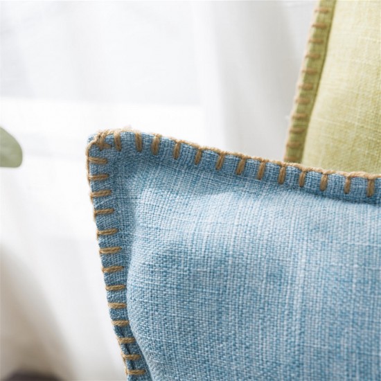 Linen Throw Pillow Case Cushion Cover Seat Sofa Waist Case Home Bedroom Decoration