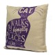 Linen Cartoom Cats Throw Pillow Case Cushion Cover Home Decor
