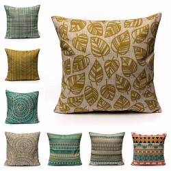 Minimalist Style Pillow Case Home Linen Cushion Cover Fashion Colorful Geometric Patterns