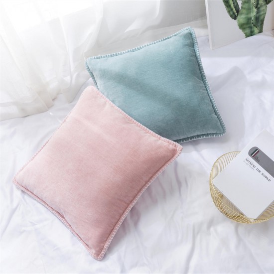 Chenille Throw Pillow Case Cushion Cover Seat Sofa Case Home Bedroom Decor 45 x 45cm