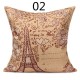 Printing Art Cotton Linen Pillow Case Sofa Car Cushion Cover Home Decor