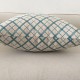 Chenille Fabric Sofa Cushion Cover Plaid Throw Pillow Cover Decorative Pillow Case for Car Home