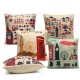 British Style European Traveling Throw Pillows Cases Home Sofa Car Decor Cushion Cover