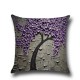 3D Vintage Flower Cotton Linen Pillow Case Waist Cushion Cover Bags Home Car Decor