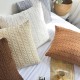 100% Cotton Knit Cushion Covers Decorative Stretchable Pillow Case for Living Room Car Office