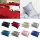 2pcs Silky Soft Pillow Case Bed Cushion Cover Pillowcase Room Home Gift