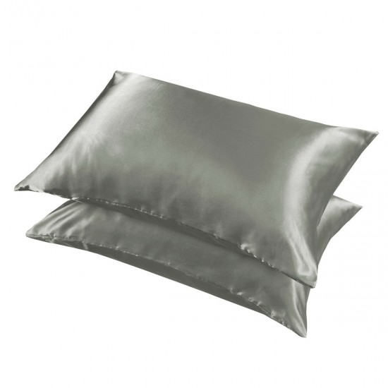 2pcs Silky Soft Pillow Case Bed Cushion Cover Pillowcase Room Home Gift