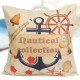 Nautical Series Mediterranean Style Throw Pillow Case Square Home Sofa Cushion Cover