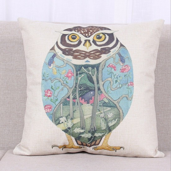 Fashion Animal Cotton Linen Throw Pillow Case Waist Cushion Cover Home Sofa Car Decor Fashion Animal Cotton Linen Throw Pillow Case Waist Cushion Cover Home Sofa Car Decor