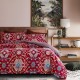 Bohemian King Size Comforter Duvet Cover Set Colorful Floral Boho Bedding Set Bed Sheet & Pillowcase Sets