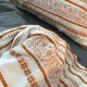 Duvet Cover Set Printed 3 Pcs  Ultra Soft Home Decorative Microfiber Comforter Cover with Button Closure and 2 Pillow Shams