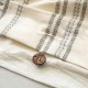 Bohemian Queen Bedding Duvet Cover Set Black Striped Ethnic Boho Printed in White 100% Natural Cotton Soft Comforter Cover