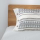 Striped Boho Duvet Cover  3 Pcs Soft Queen White Duvet Cover Comforter Bohemian Aztec Comforter Cover Linen Summer Bedding Set