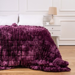 High Quality King Size Duvet Cover Sets Faux Fur Bedsheets