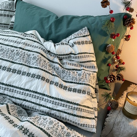 Queen Size Duvet Cover Set Umber 100% Microfiber 3 Pcs Solid Color Ultra Soft Skin-Friendly Comforter Cover Wth Button Closure