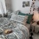 Queen Size Duvet Cover Set Umber 100% Microfiber 3 Pcs Solid Color Ultra Soft Skin-Friendly Comforter Cover Wth Button Closure