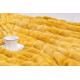 Faux Fur Fluffy Yellow Bedding Duvet Cover Set Down Comforter Quilt Cover Custom 100% Polyester 80 Knitted 1 Pcs 173 * 118 300tc