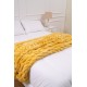 Faux Fur Fluffy Yellow Bedding Duvet Cover Set Down Comforter Quilt Cover Custom 100% Polyester 80 Knitted 1 Pcs 173 * 118 300tc