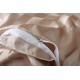 Silky Satin Smooth King size Jacquard Striped Solid Color Duvet Cover Set