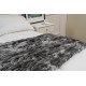 Black Faux Fur Velvet Fluffy Bedding King Size Duvet Cover