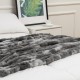 Black Faux Fur Velvet Fluffy Bedding King Size Duvet Cover