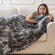 Black Faux Fur Velvet Fluffy Bedding King Size Duvet Cover